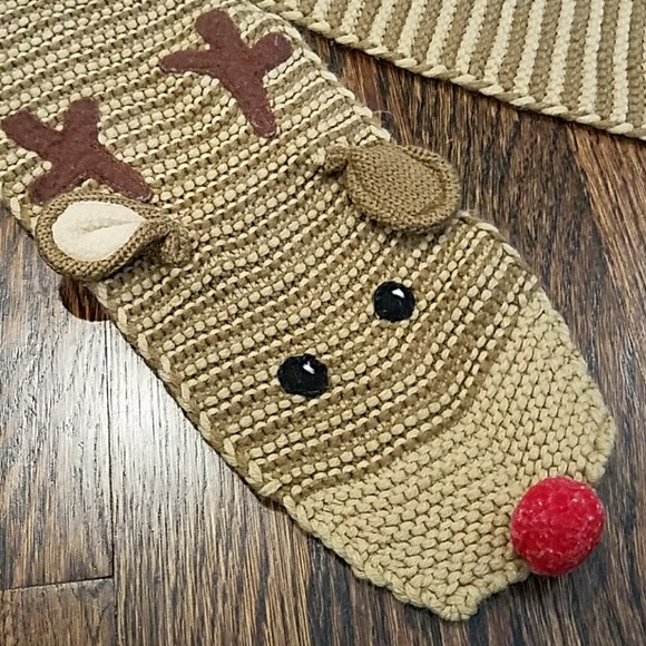 3T Mudpie Reindeer Scarf - Picture 2 of 4
